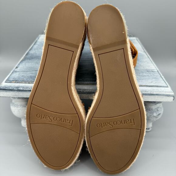 NEW Franco Sarto Women’s Callia Espadrille Wedges Brown Size 10M - Picture 8 of 10